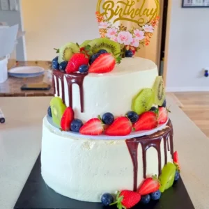 Chocolate & Strawberry Mousse Cake